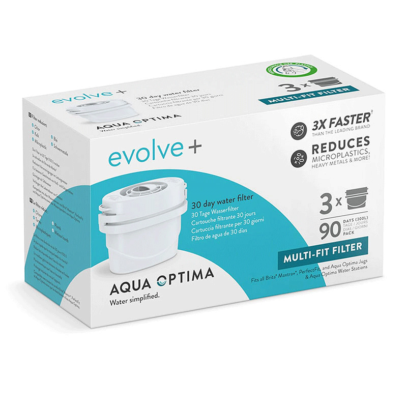 3 Filtre Aqua Optima Evolve+ 100L Pour Lumia et Aurora Blanc en Tunisie