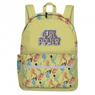 Sac à Dos Duo Casual M Girl Power Jaune