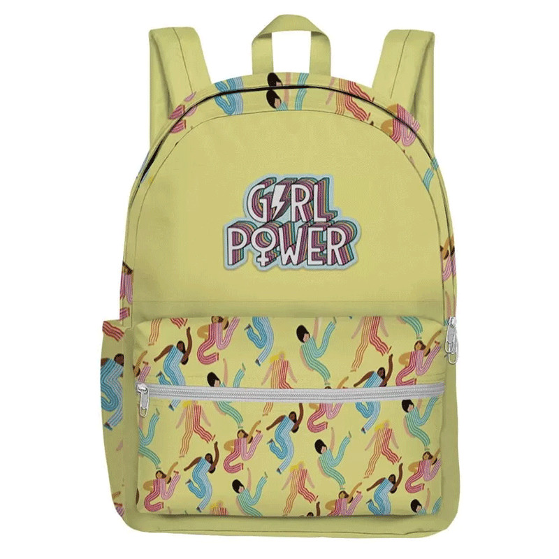 Sac à Dos Duo Casual M Girl Power Jaune en Tunisie