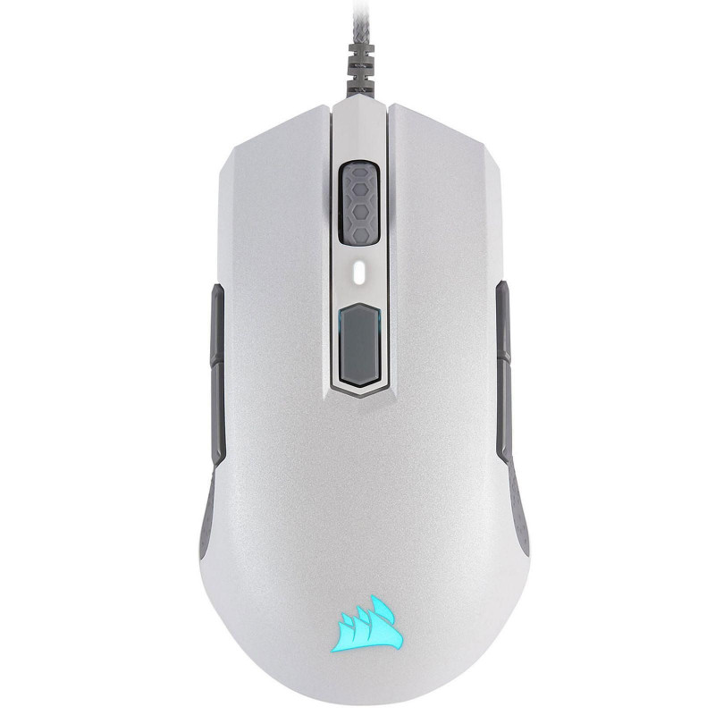 Souris PC Gamer Corsair M55 Pro RGB - Blanc