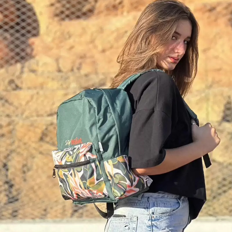Sac à Dos Duo Casual M Stay Positive Vert Olive En Tunisie