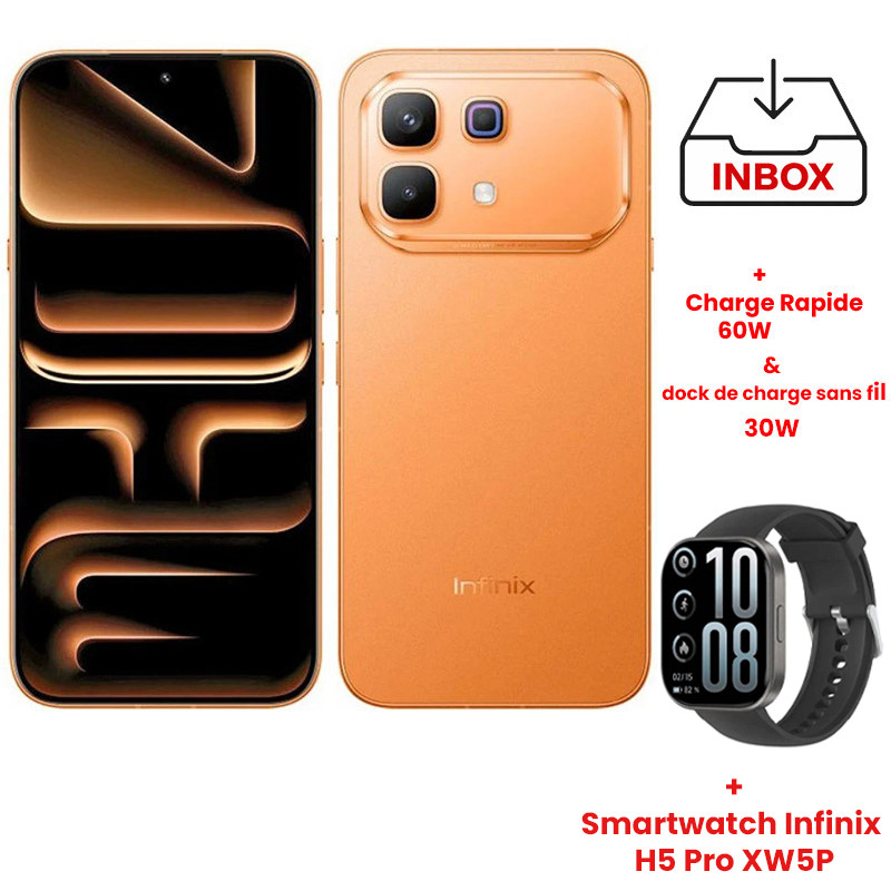 Infinix Note 60 5G 12Go 256Go Orange en Tunisie