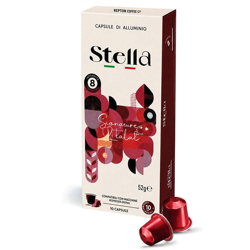 Paquet De 10 Capsules Compatible Nespresso Stella Colombia EN Tunisie
