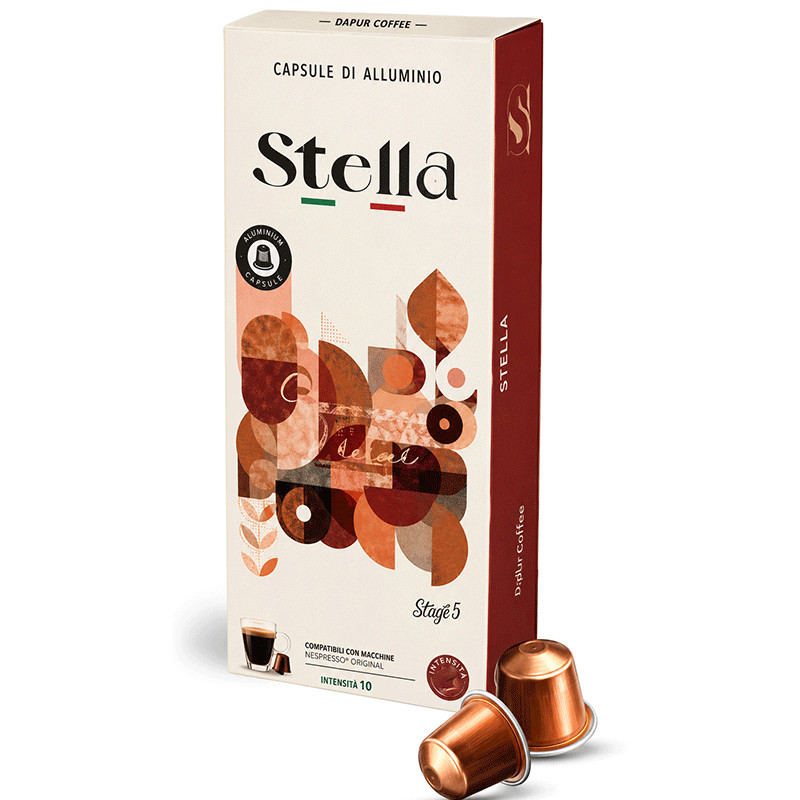 Paquet De 10 Capsules Compatible Nespresso Stella Napoli en Tunisie