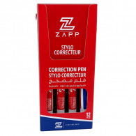 Boite De 12 Correcteurs Stylo Zapp 4ml Blanc en Tunisie