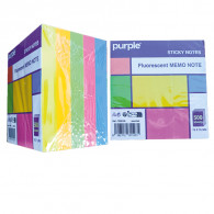 Stick Notes Purple Memo Note Fluorescent 500Feuilles Multi couleurs e Tunisie