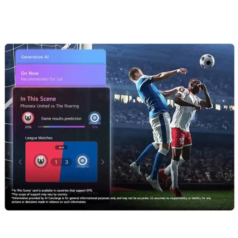 Tv LG NU840B6LA 43" Nano 4K UHD AI Smart Tv Noir en Tunisie