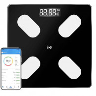 Pèse Personne Impédancemètre Connecté Slim 180 Kg Noir en Tunisie