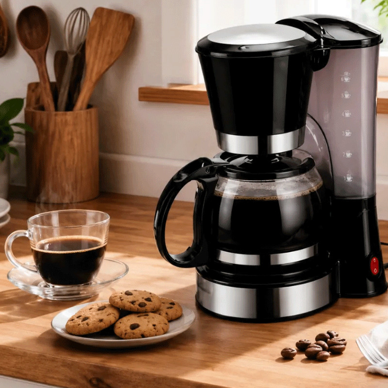 Cafetière Électrique Florence HK-488 650W 0.6 Litres Noir en Tunisie