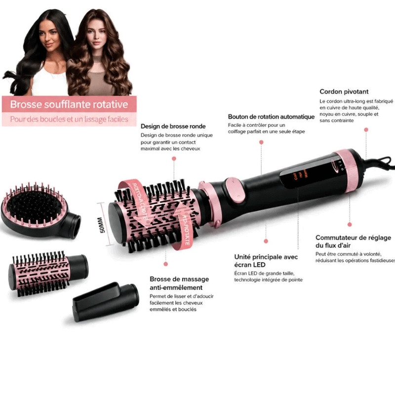 Brosse Soufflante Florence HK493 1200W Noir en Tunisie