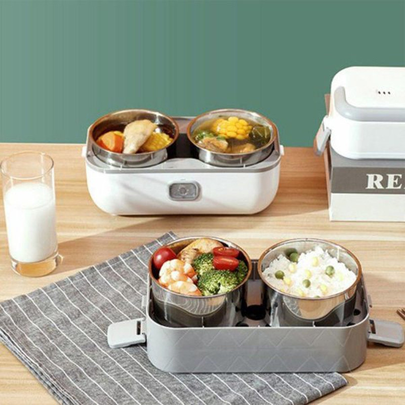 Lunch Box Electrique DM-618 Double Compartiment en Tunisie