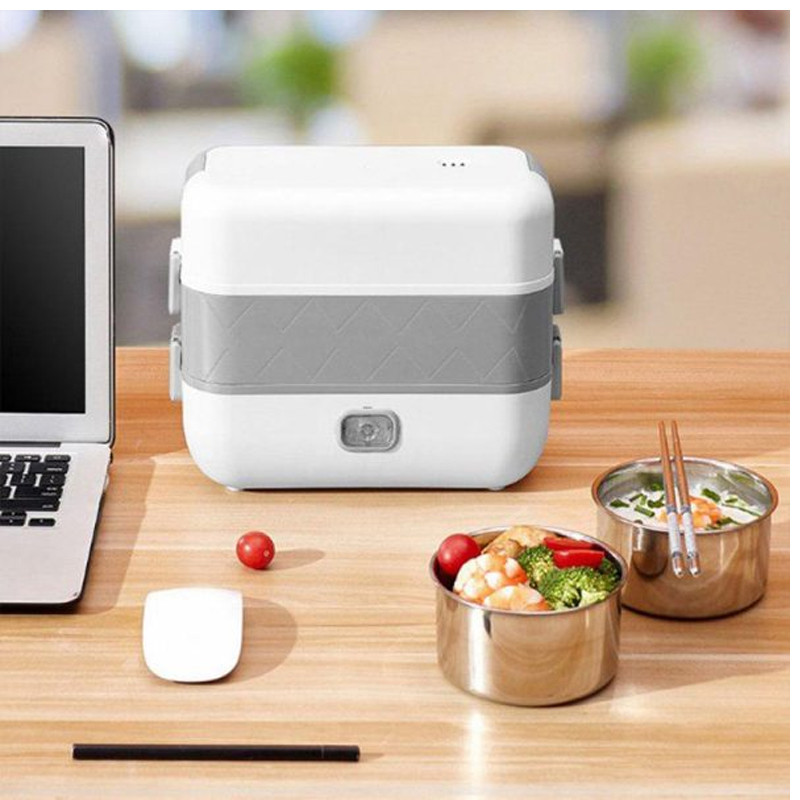 Lunch Box Electrique DM-618 Double Compartiment en Tunisie