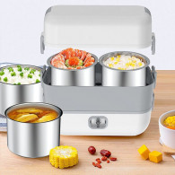 Lunch Box Electrique DM-618 Double Compartiment en Tunisie