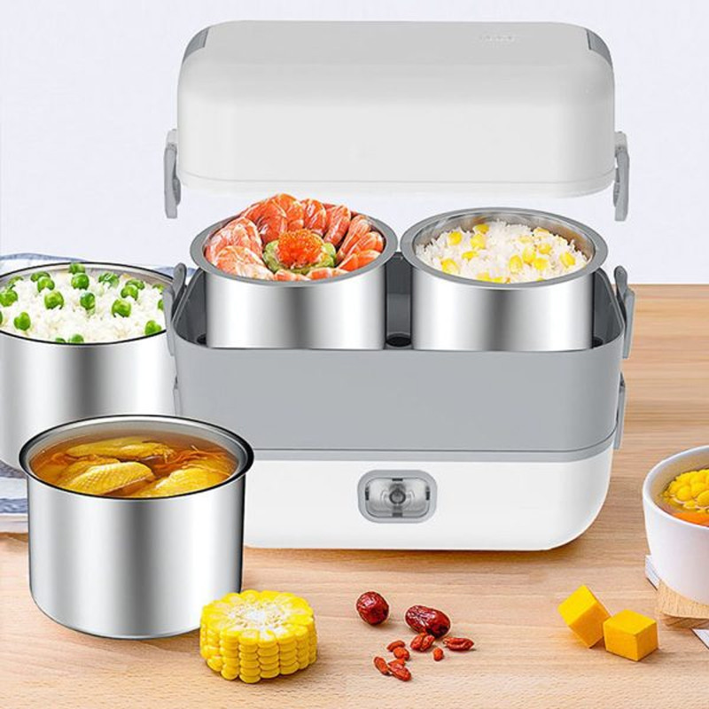 Lunch Box Electrique DM-618 Double Compartiment en Tunisie