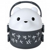 Lunch Box Double Bear  Noir En Tunisie