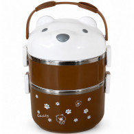 Lunch Box Double Marron