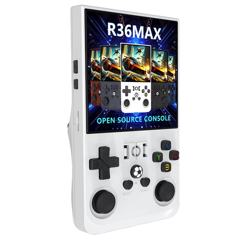 Console De Jeu Portable Rétro R36 Max Blanc en Tunisie