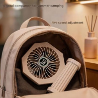 Ventilateur De Bureau Cool+ Lighting Avec Lampe LED USB Beige en Tunisie