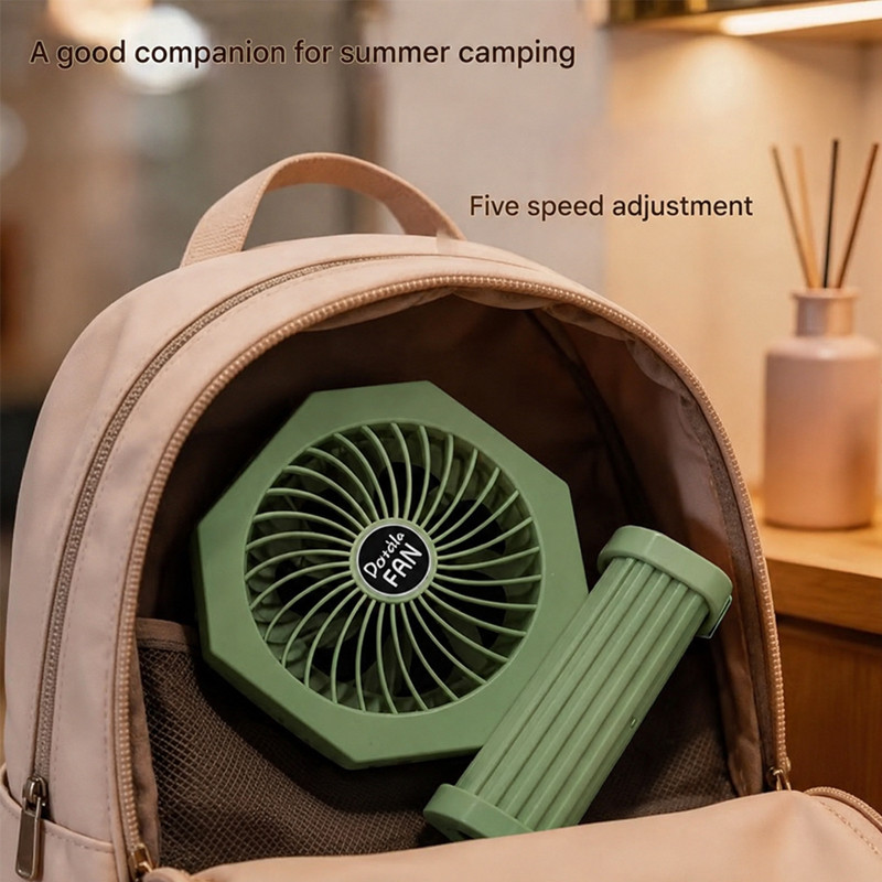Ventilateur De Bureau Cool+ Lighting Avec Lampe LED USB Vert en Tunisie