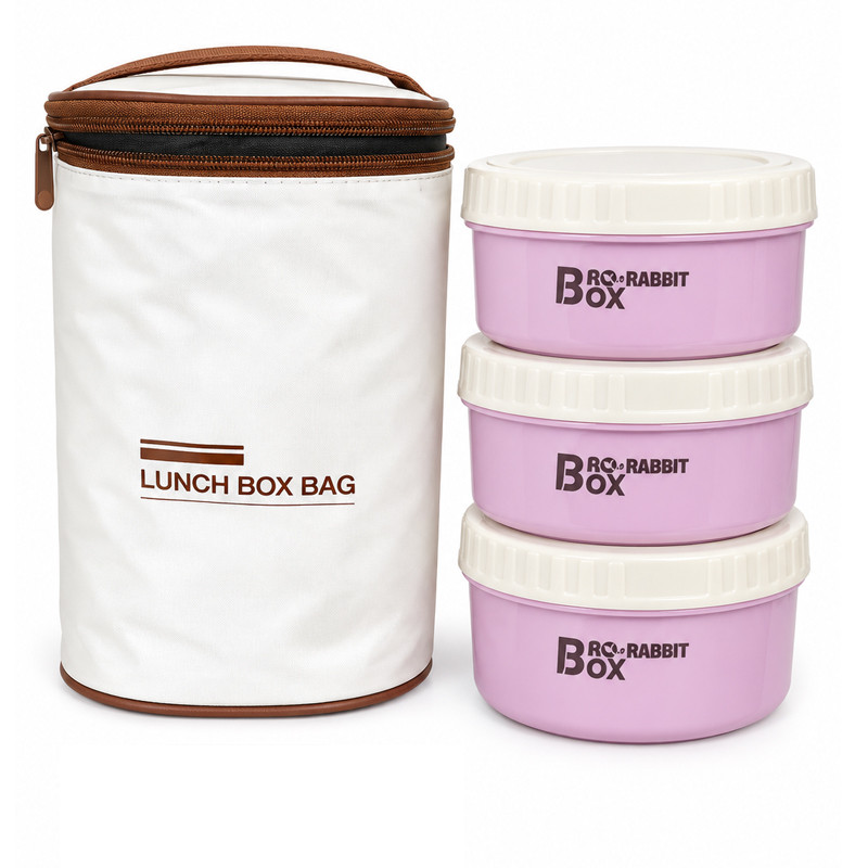 Kit Lunch Box 3 Boites Avec Sac Isotherme en Tunisie