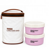 Kit Lunch Box 2 Boites Avec Sac Isotherme Violet