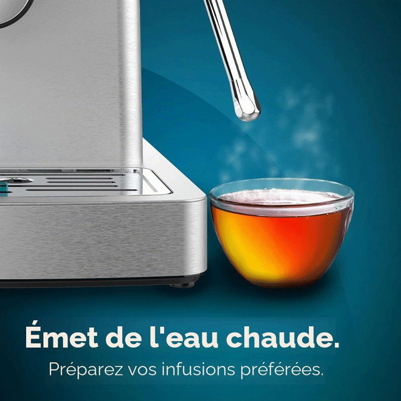 Machine à Café Expresso Cecotec Barista Mini 1.8L 1465 W Gris en Tunisie