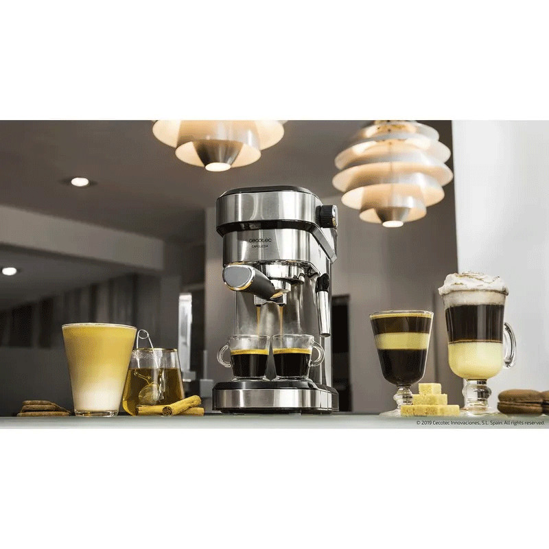 Machine à Café Expresso Cecotec Cafelizzia Steel 1.2L 1350 W Silver en Tunisie