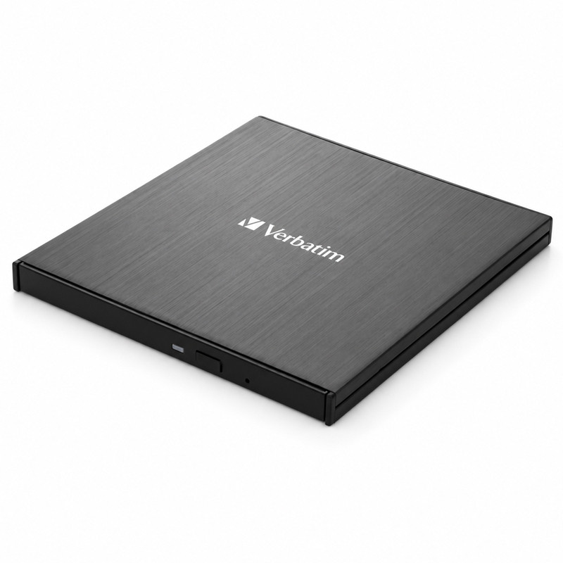 Graveur CD/DVD Externe Verbatim Ultra Mince USB-C Noir en Tunisie