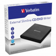 Graveur CD/DVD Externe Verbatim Ultra Mince USB Noir en Tunisie