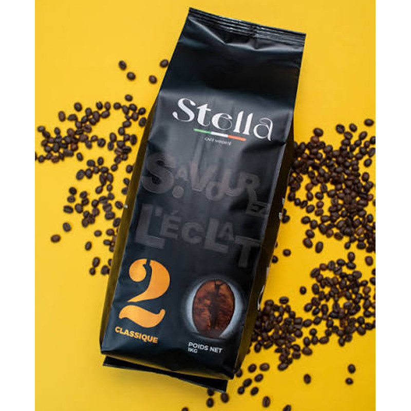 Café Express Classique Grain Importé Stella 1Kg en Tunisie