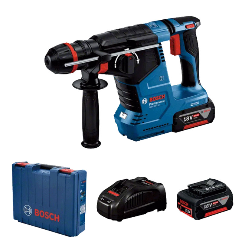 Perforateur Sans-fil Bosch GBH 187-LI 18V Bleu en Tunisie