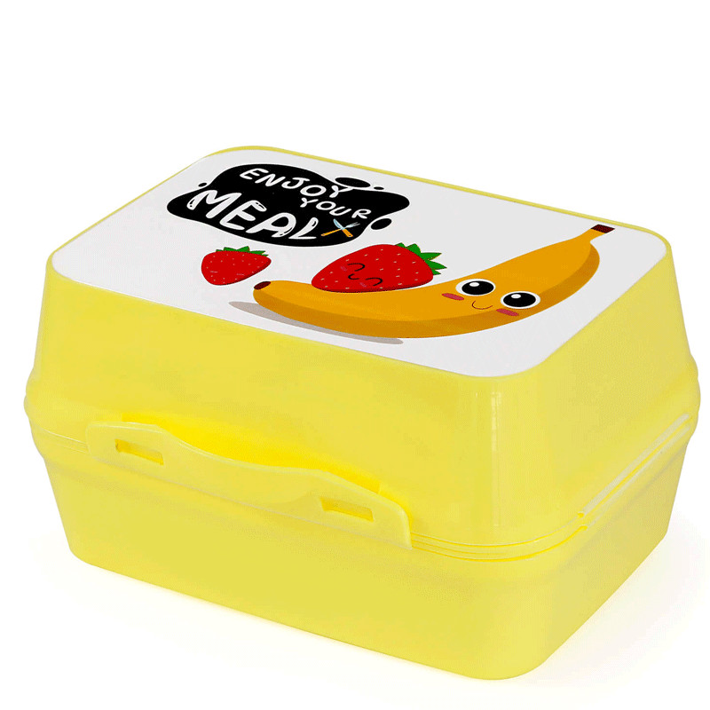 Boite à Goûter Sotufab All-In Banana Jaune en Tunisie