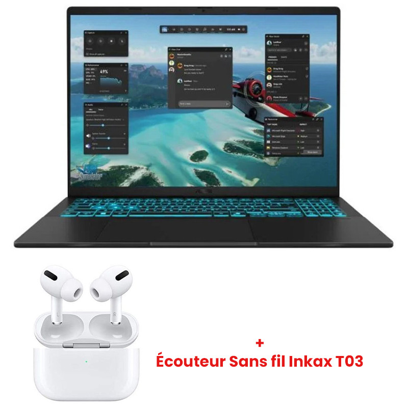 Pc Portable Asus VivoBook 15 V3607VU Core 5 8Go 512Go SSD RTX 4050 en Tunisie