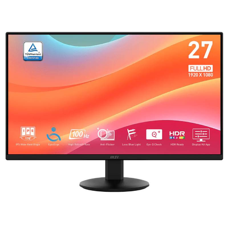 Ecran MSI Pro MP272L 27" Full HD IPS 100 Hz en Tunisie