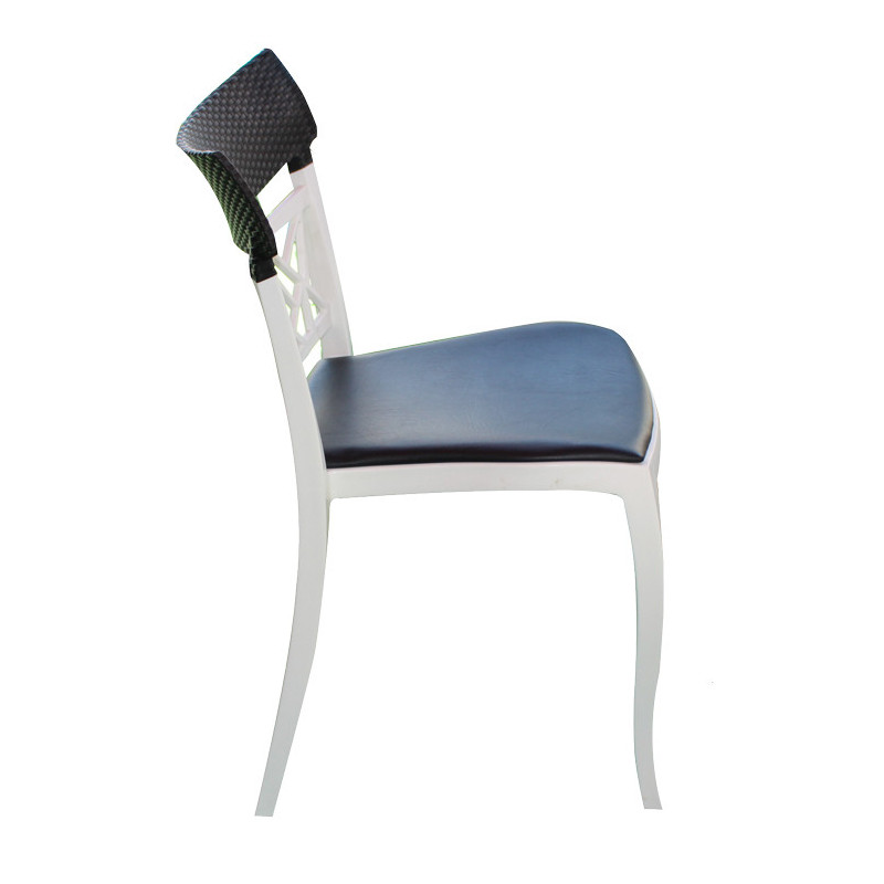 Chaise de Jardin AMIRAL "SPIKY' Rotin NOIR
