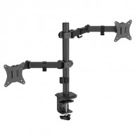 Support De Bureau Gembird MA-D2-03 17"-32" Noir En Tunisie