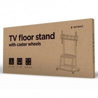 Support TV De Sol Gembird TVS-100F-01 Pour Tv 37''- 100'' Noir en Tunisie
