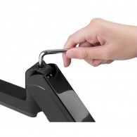 Support De Bureau Gembird MA-DA1P-01 17"-32" Noir En Tunisie