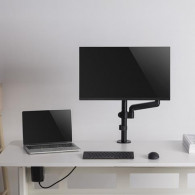 Support De Bureau Gembird MA-DA1P-01 17"-32" Noir En Tunisie