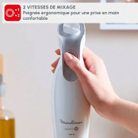 Mixeur Plongeant Moulinex Daily Chef 600W Blanc en Tunisie