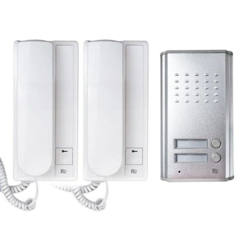 Interphone Audio Filaire Encastrable Double Voix RL-3208AA Silver En Tunisie