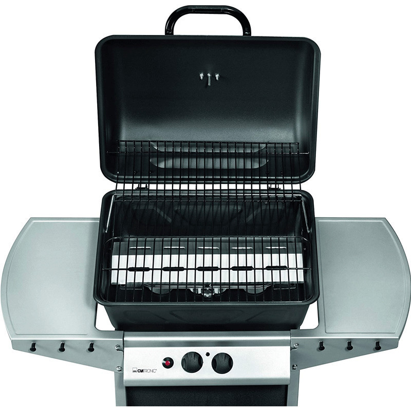 Barbecue à Gaz et Grill Clatronic GG 3590 5500W Noir