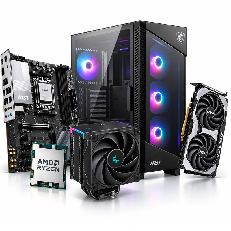 Pc Gamer Apex R709 Ryzen 7 7700 64Go 1To SSD RTX 5060 16Go en Tunisie