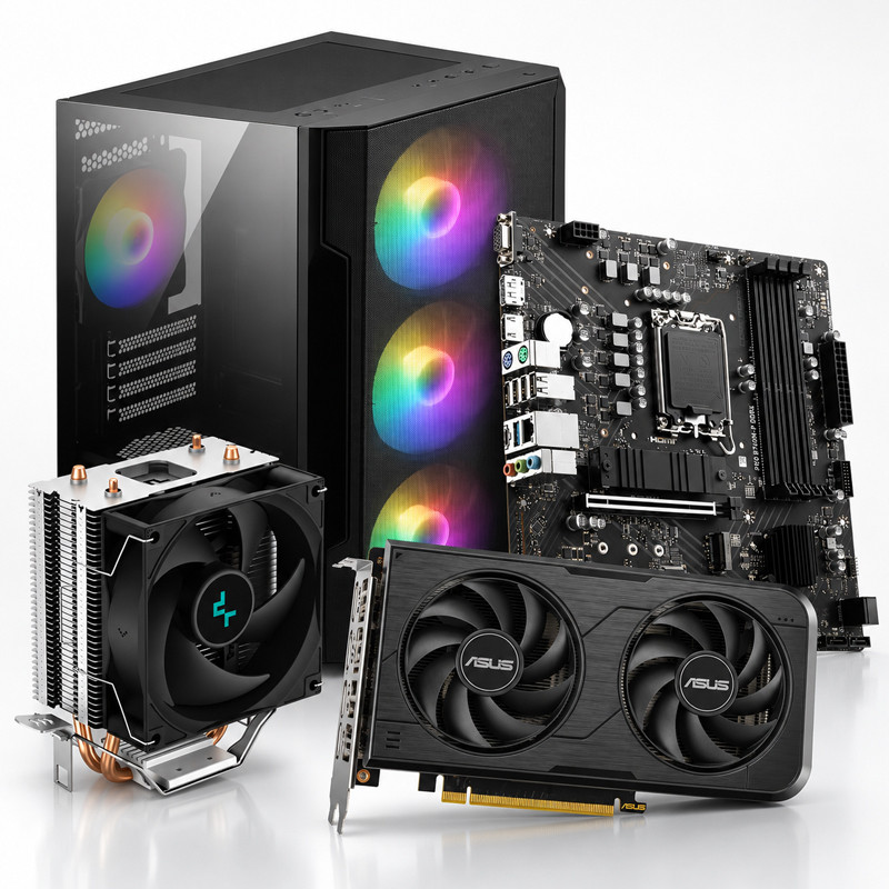 Pc Gamer Max 725 i7 12Gén 16Go 512Go SSD RTX 5050 8Go