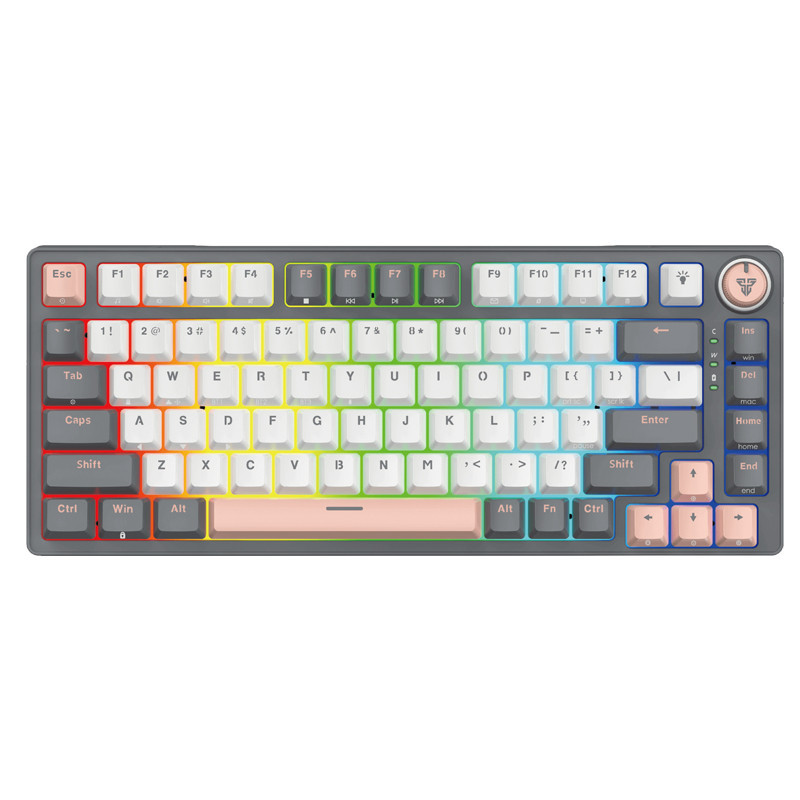 Clavier Gamer Mécanique Fantech Atom PRO83 MK913 RGB Gris Red Switch En Tunisie