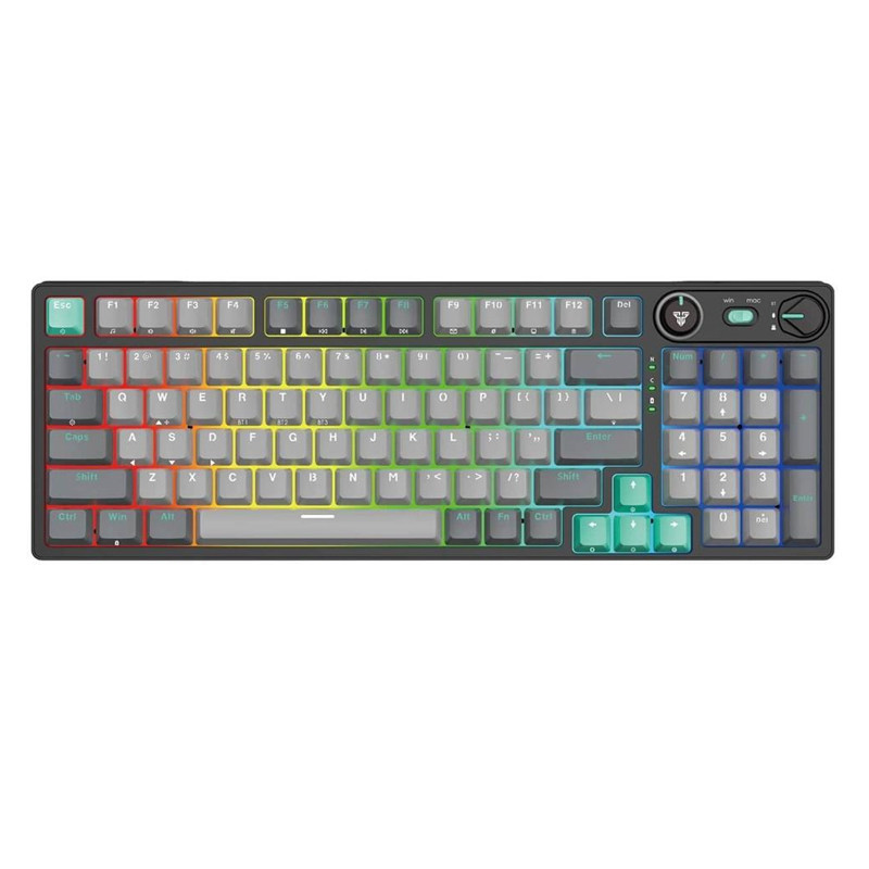 Clavier Gamer Mécanique Fantech Atom PRO MK914 RGB Gris En Tunisie