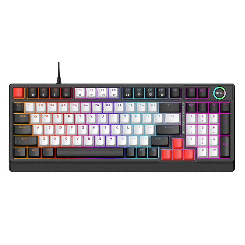 Clavier Gamer Mécanique T-WOLF T50 Noir en Tunisie