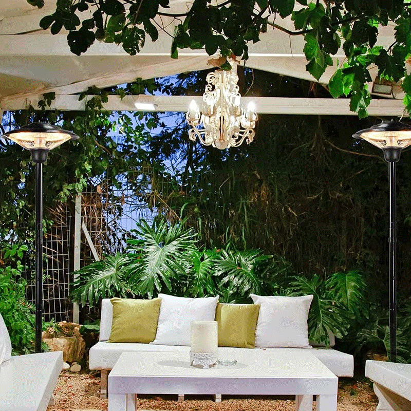 Chauffage Électrique De Terrasse Nedis HTPA15EBK 1500W Noir en Tunisie