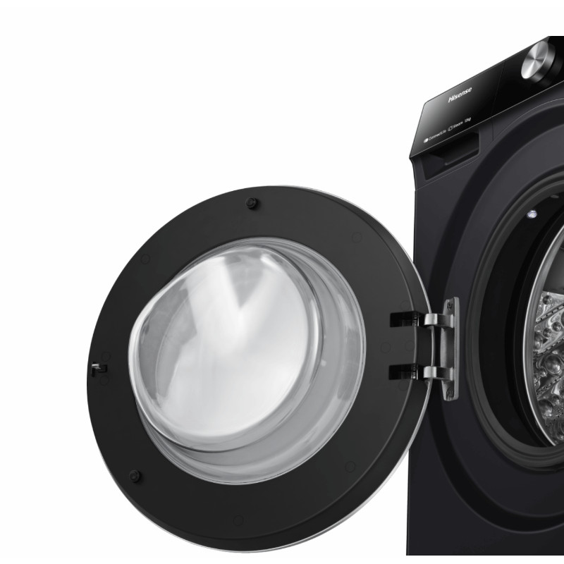 Machine à Laver Frontale Hisense WF7S1247BB Smart Inverter 12Kg Noir en Tunisie