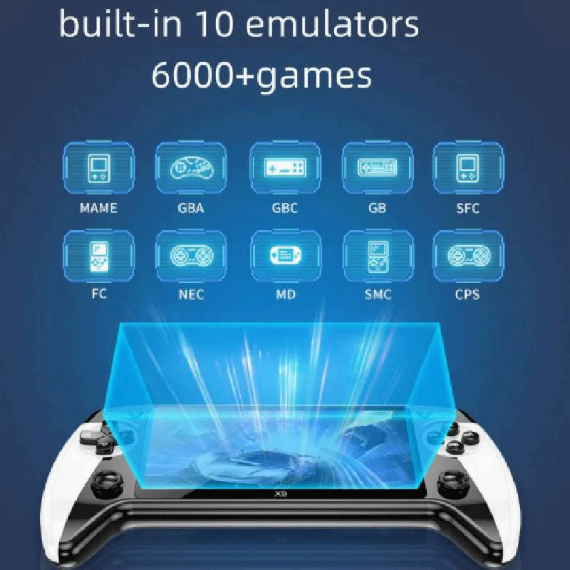 Console De Jeux Game X9 5.5" 2000mAh Noir en Tunisie